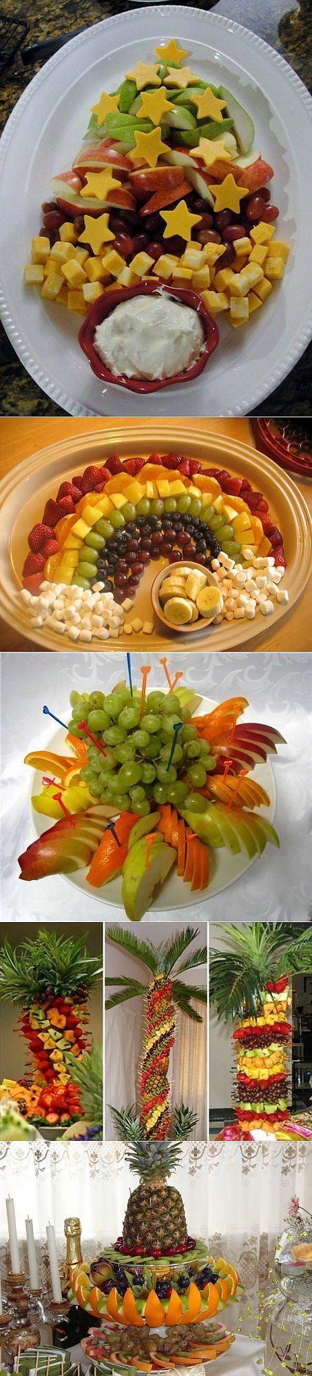 Идеи как красиво оформить фрукты